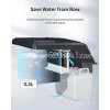 Two ways to add water Ecozy portable ice maker countertop, ready 24 ice cubes in 13 minutes, 44 pounds per day