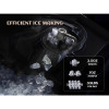 ecozy Nugget Ice Maker Countertop - Chewable Pellet Ice Cubes, 33 lbs Daily Output, Stainless Steel Housing