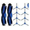 For Ecozy RV-SG250B Robot Vacuum Self Emptying And Mop Combo Roller Main Brush Edge Spin Side Brush Replacement Part