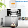 GZZT 120KG/24H Air-cooled Korean Snowflake Ice Machine Small Snow Continuous Cooled Bingsu Shaver Smoothie Crusher 110V 220V
