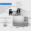 GZZT 120KG/24H Air-cooled Korean Snowflake Ice Machine Small Snow Continuous Cooled Bingsu Shaver Smoothie Crusher 110V 220V