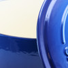Artisan 7 Quart Round Cast Iron Dutch Oven in Sapphire Blue