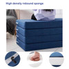High Elasticity Memory Sponge Mattress Dismantle Mattress Foldable Cotton Fabric Soft Lazy Tatami Yoga Mat Folding Mattresses