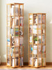 Rotating bookcase floor shelf book cabinet household locker children;s living room display stand