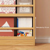 Children Bookshelf Storage Rack Toys Storybook Bookcase Rack Newspaper Small Toy Doll Corner Holder Organization Living Room