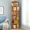 2/3/4/5/6 Layers New Modern Room Simple Household Space-saving Storage Bookcase Revolving Round Children Rotating Bookshelf