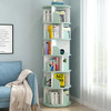 2/3/4/5/6 Layers New Modern Room Simple Household Space-saving Storage Bookcase Revolving Round Children Rotating Bookshelf