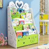 Wall Bookshelf Storage Shelve For Kids Simple Home Landing Baby Toy Cartoon Picture Book Storage Of Bookcase Children Book Shelf