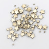 100PCS Mixed Size Wood Star Crafts Natural Unfinished Wooden Star Cutouts Blank Wooden Crafts Pieces Wood DIY Scrapbook Party