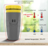 Coffee Straw Cup French Capless Twist Cup Portable Creative Plastic Insulation Cup Double-layer Cold Drink Coffee Juice Tea Cup