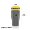 Coffee Straw Cup French Capless Twist Cup Portable Creative Plastic Insulation Cup Double-layer Cold Drink Coffee Juice Tea Cup