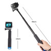 Handheld Extendable Pole Monopod Selfie Stick for GoPro HERO8 7 6 HERO4 Session HERO 5 4 3+ 3 2 1 xiaoyi For Go Pro Accessories