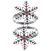 Table Decoration Napkin Buckle Home Restaurant Accessory Clasps Christmas Snowflake Rings Shape