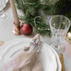 Table Decoration Napkin Buckle Home Restaurant Accessory Clasps Christmas Snowflake Rings Shape