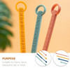 4PCS Silicone Stirring Rod Long Handle Reusable Coffee Tea Juice Stirrer