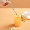 4PCS Silicone Stirring Rod Long Handle Reusable Coffee Tea Juice Stirrer