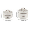 Thermal Lunch Box with Lid Bento Boxes with Folding Handle Leakproof and Dishwasher-Safe for Refrigerator
