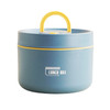 Thermal Lunch Box with Lid Bento Boxes with Folding Handle Leakproof and Dishwasher-Safe for Refrigerator