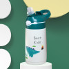 Online Celebrity Student Cute Cartoon Insulated Cup 316 Stainless Steel Baby Drinking Kettle with Straw and Cup Cover New Model