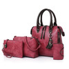 Luxury Brand Women's Handbags Shoulder Bag Wallets 4 Piece Set Large Capacity Ladies Messenger Bags Leather Tote Bag for Women