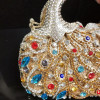 AB Crystal Evening Bag Gold Metal Diamond Dinner Handbags For Lady Rhinestone Clutches Shoulder Handbags Phone Party Prom Purses