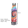 500ML THERMOS CUP Large Capacity Double-layer Stainless Steel Vacuum Color Tie-dye Coke Bottle Sports Water CUP Holiday Gift