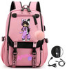 Aphmau Anime Backpack Cosplay Unisex Students School Bag Cartoon Bookbag Laptop Travel Rucksack Outdoor Bag