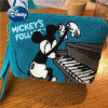 Disney Mickey's New Women's Coin Purse Luxury Brand Women's Embroidery Hand Bag Large -capacity Cartoon Storage Bag Cosmetic Bag