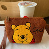 Disney Mickey's New Women's Coin Purse Luxury Brand Women's Embroidery Hand Bag Large -capacity Cartoon Storage Bag Cosmetic Bag