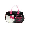 New Sanrio Hello Kitty Women Travel Bag Girl Cartoon Fashion Pu Waterproof Travel Super High Capacity Convenient Storage Handbag