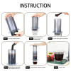 1/2/3PCS Portable Coffee Maker Espresso French Hand Press Barista Tools Outdoor Hand Press Coffee Pot Air Press Drip Coffee