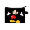 2023 Disney Mickey Mouse Wallet for Women Minnie Cartoon Coin Purse Portable ID Card Holders Kawaii Polyester Key Storage Bag