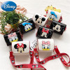 Disney 2023 New Shoulder Bag Mickey Mouse Cute Mini Crossbody Bag Children's Wallet Minnie Mickey Mouse Cartoon Girls Side Bag