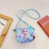 Genuine Disney Shoulder Bags New Frozen Princess Series Handbag Anime Cartoons PU Children Messenger Bag Coin Purse Kids Gifts