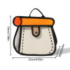 2023 New Anime Two-Dimensional Cartoon Chain Women's Canvas Shoulder Bag Girl Backpack Diagonal Small Bag