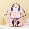 Disney Fashion Mommy Bag Cartoon Large Capacity Baby Products Storage Bag High Quality Multifunctional Outgoing Parent Child Bag