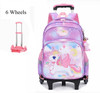 School Trolley Bag for girls kids School Rolling backpack School Wheeled backpack Bag School bags with wheels Trolley Satchel