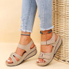 Women's Vintage Roman Sandals Summer Walking Fish Mouth Soft Sole Fashion Open Toe Platform Comfortable Slippers Shoes Sapato