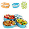 900mlSingle Layer Rectangle Thermal Insulated Lunch Box Bento Picnic Fruit Food Container Cases Kitchen Storage And Organization