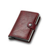 Customized Rfid Card Holder Wallet Men Name Laser Engraver Carbon Fiber Leather Slim Thin Smart Wallet Minimalist Wallet Gift