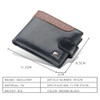 2023 Hasp Men Wallets Free Name Customized Card Holder Short Male Purse Crocodile Pattern High Quality PU Leather Wallet For Men