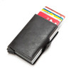 Bycobecy Custom Card Case Carbon Fiber Anti Rfid Credit Card Holder Men Wallet Aluminum Double Box Card Holder Minimalist Wallet