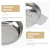 Stainless Steel Weighing Pan Mini Scale Trays Rack Electronic Accessory Digital Kitchen Cup