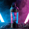 550ml Protein Shake Cup with Light 11W 2000mAh Milk Powder Blenders Cup Separable Base Automatic Cleaning for Outdoor Travel Gym