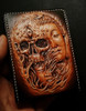 Free Design Handmade Women Genuine Leather God Card Holder Passport Cover Organizer Storage Folder Wallets Custom Size