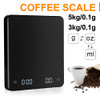 Digital Espresso Coffee Scale with Timer Pour Over Drip Espresso Scale LCD Display 5kg 3kg/0.1g High Precision Auto Power Off