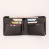 Hand-made Short Carving Eagle Wallets Purses Men Vegetable Tanned Leather Wallet Card Holder Souvenir Gift Customization