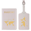 2pcs/set Passport Cover Case and Luggage Tag, Travel Passport Holder Wallet Organizer