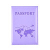 Airplane Passport Cover Women Men Travel Passport Case Leather Pink Cute Passport Wallet Purse Girl Passport Holder