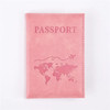 Airplane Passport Cover Women Men Travel Passport Case Leather Pink Cute Passport Wallet Purse Girl Passport Holder